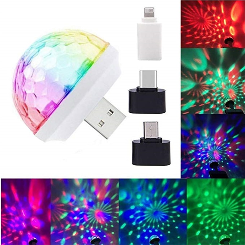 USB Mini Disco Verlichting, Draagbare Home Party Licht, DC 5 V USB Powered Led Stage Party Ball DJ Verlichting, Karaoke Party Led Kerst