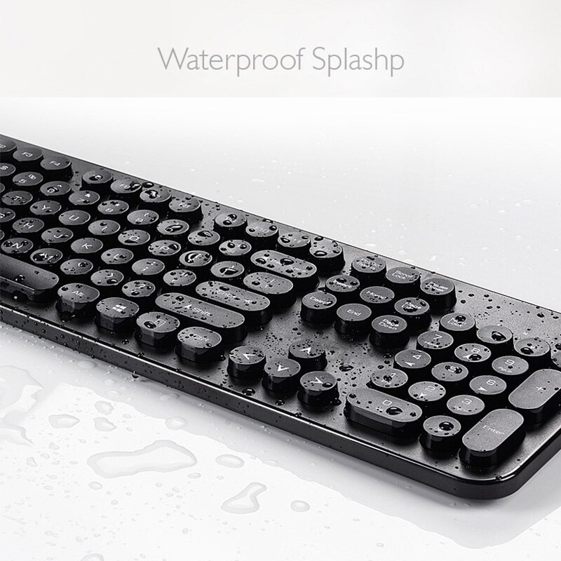 2.4G Round keycap Keyboard Wireless Mouse Silent Keyboard Gaming Mouse For Macbook Pro Ergonomic Computer Keyboard and Mouse