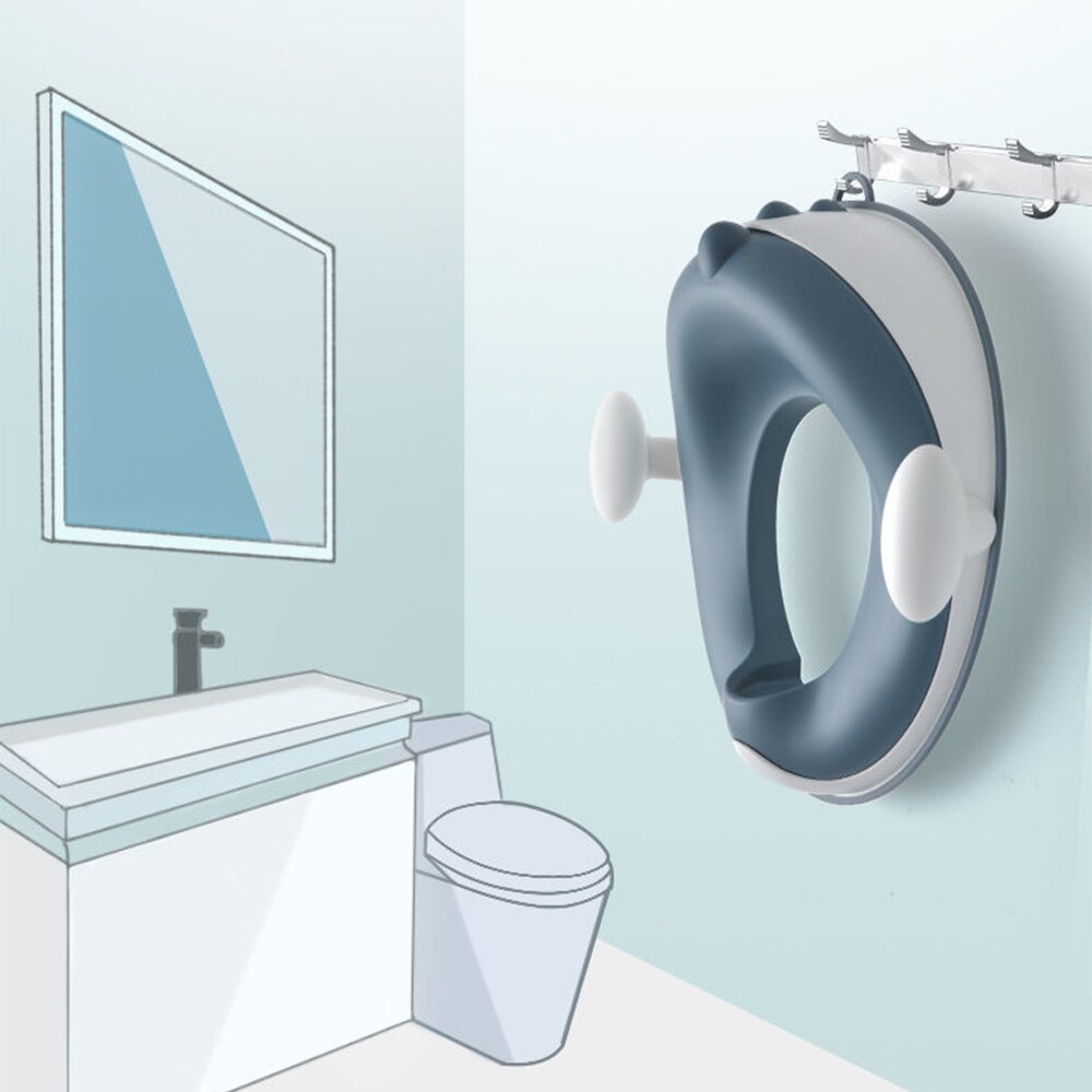 Amtoy Baby Zindelijkheidstraining Wc-bril Met Zachte Kussen Handgrepen, Haute Collectie, dubbele Anti-Slip En Splash Guard