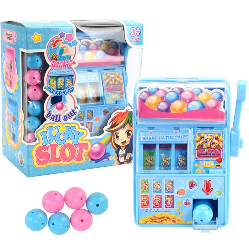 Mini manuel heldig lotteri maskine børn interagerer med hinanden gennem familie legetøj uden afgifts tilfældig farve: Default Title