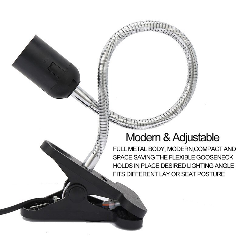 Support de lampe Flexible pour culture de plantes, ampoule LED E27, 360, serre intérieure