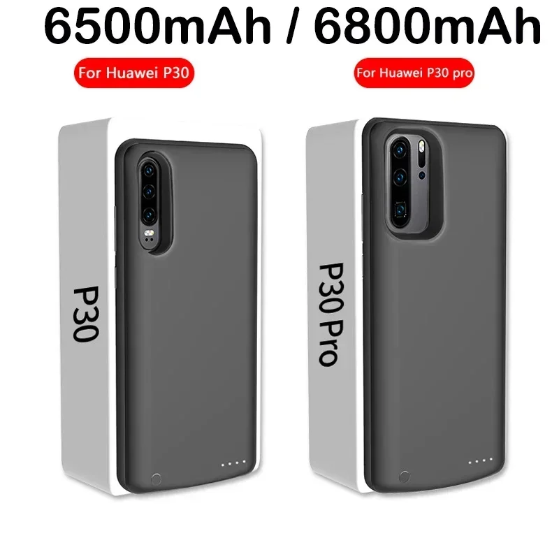 Custodia per caricabatteria di Backup esterna da 6800mAh per custodia per batteria Huawei P30 Pro P40 Pro per custodia per caricabatterie per banca di alimentazione Huawei P40 P30