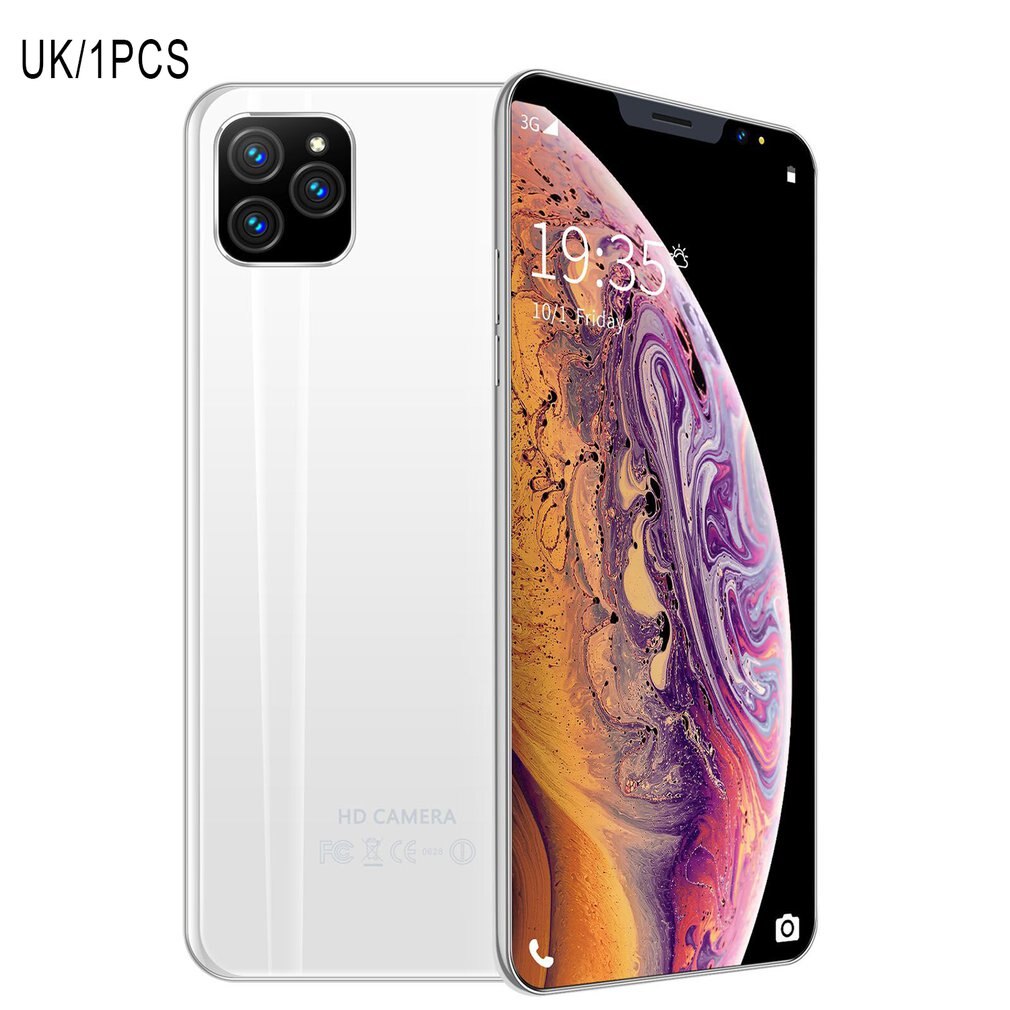 5.8 inch Big Screen i13 Smartphone 512MB+4G Android Wifi Smartphone Camera Dual-core Dual Card Dual Mode Phone: Dark Khaki