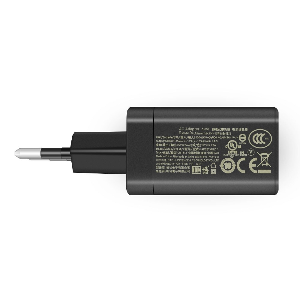 Original 5V 2A 15V 1.2A 18W ADP827M ADP-18BW C EU Plug Laptop Adapter for Asus EEE PAD TF600 TF66T TF701 TF101 AC Charger