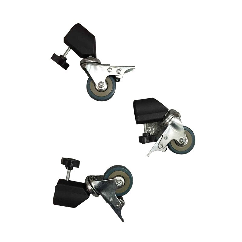 3 stück 22mm fotostudio-universal-stativrollen, strapazierfähig, für lichtstative/studioausleger