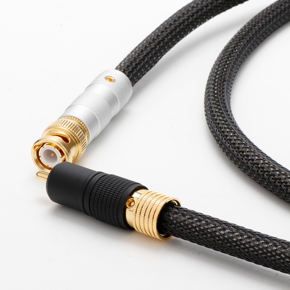 3 ft 75 Ohm Coaxial BNC Extension Cable BNC to RCA RG6 Cable Male BNC to Male RCA Cable - BNC Cable SDI, HD-SDI, CCTV, Came