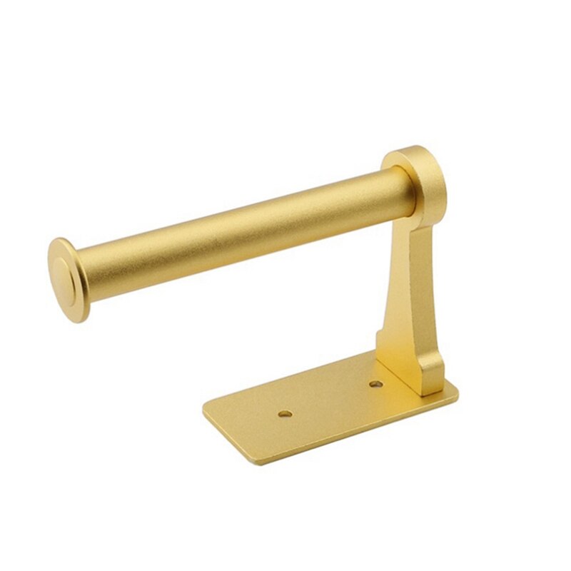SV-Paper Towel Holder Under Cabinet,Kitchen Roll Paper,Wall Mount Paper Holder Bathroom Tissue Towel Rack Holders: Gold