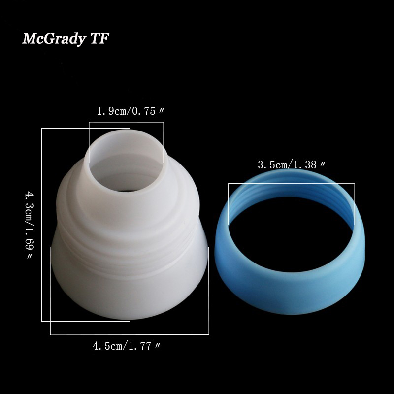 Mac 1 stks Big Size Bakken Coupler Decorating Tool Fondant Cake Decorating Bag Converter Voor Russische Tips Cake Gereedschappen