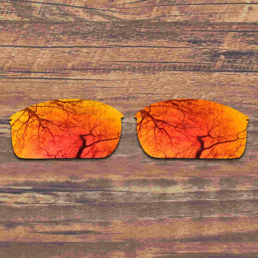 ToughAsNails Polarized Replacement Lenses for Oakley Wiretap Sunglasses - Multiple Options: Fire Red Mirrored