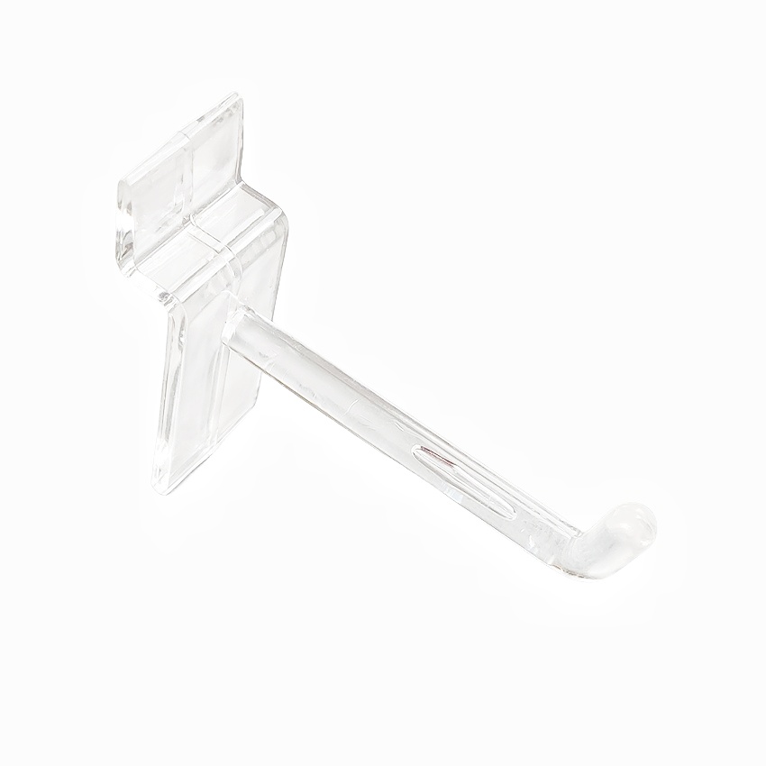 Plastic Merchandise Hanging Hanger Display Hooks for Trough Slot Plate Board Commodity in Store Rack Shelf 200pcs