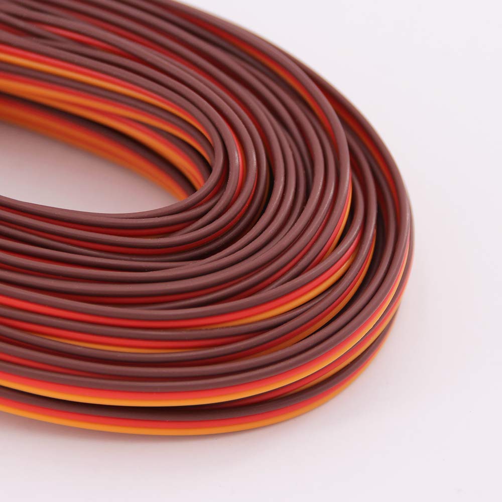 5 metrów 16 stóp 26AWG/22AWG JR Futaba przedłużacz serwo drut 30/60 przewód przedłużony okablowanie dla akcesoriów RC DIY
