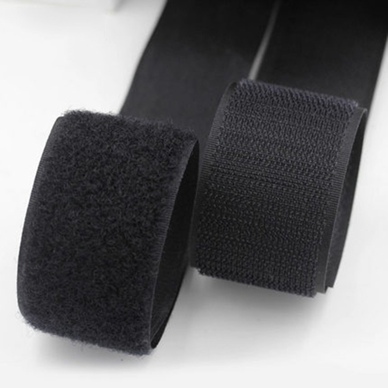 12M Pair Hook and Loop fastener Tape No Glue the hooks Hooks adhesive Sewing-on strips Magic tape DIY Clothing shoe hook loop