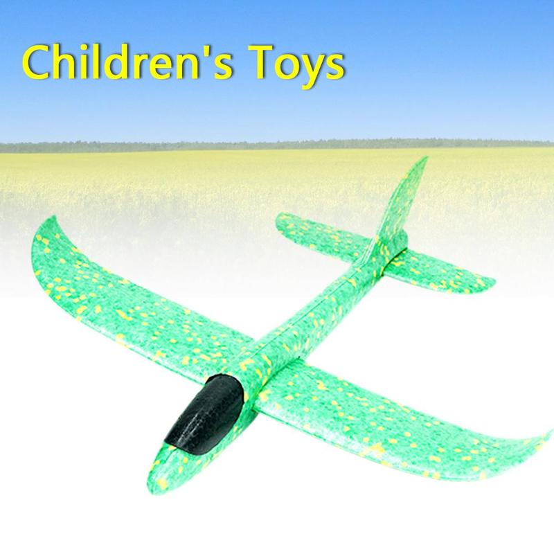 Grand 37cm main jeter avion vol planeur avions EPP mousse avion modèle sac de fête charges enfants jouets en plein air lancement jeu jouet