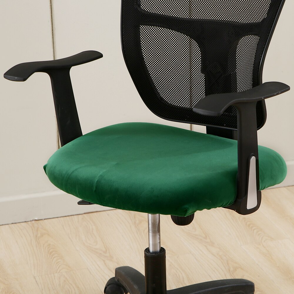 Plain Chair Cover Gaming Office Chairs Armchair Removable Computer Case Anti-dirty Cushion Covers Desk Seat Universal Size Home: G214973