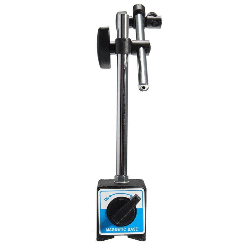 Magnetic Base Holder With Double Adjustable Pole For Dial Indicator Test Gauge for Smithing Precision Machining Automotive