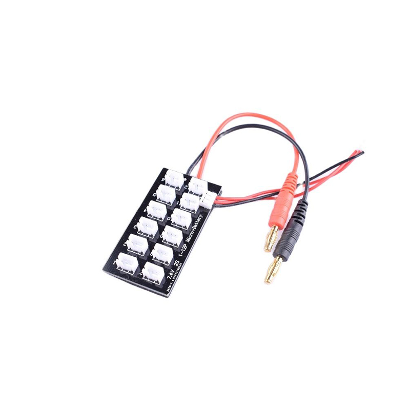 Placa de Carga Paralela para Carregador de Equilíbrio, 2S, JST-PH2.0, Plugue Banana, Bateria LiPo, 7.4V, 4.0mm, Imax B6