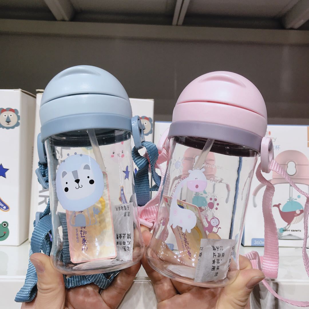 Biberon pour Bébé avec Paille Capacité 250 ou 350 ml pour Apprendre à Boire, Bouteille d&#39;Alimentation, pour Enfant, Entraînement