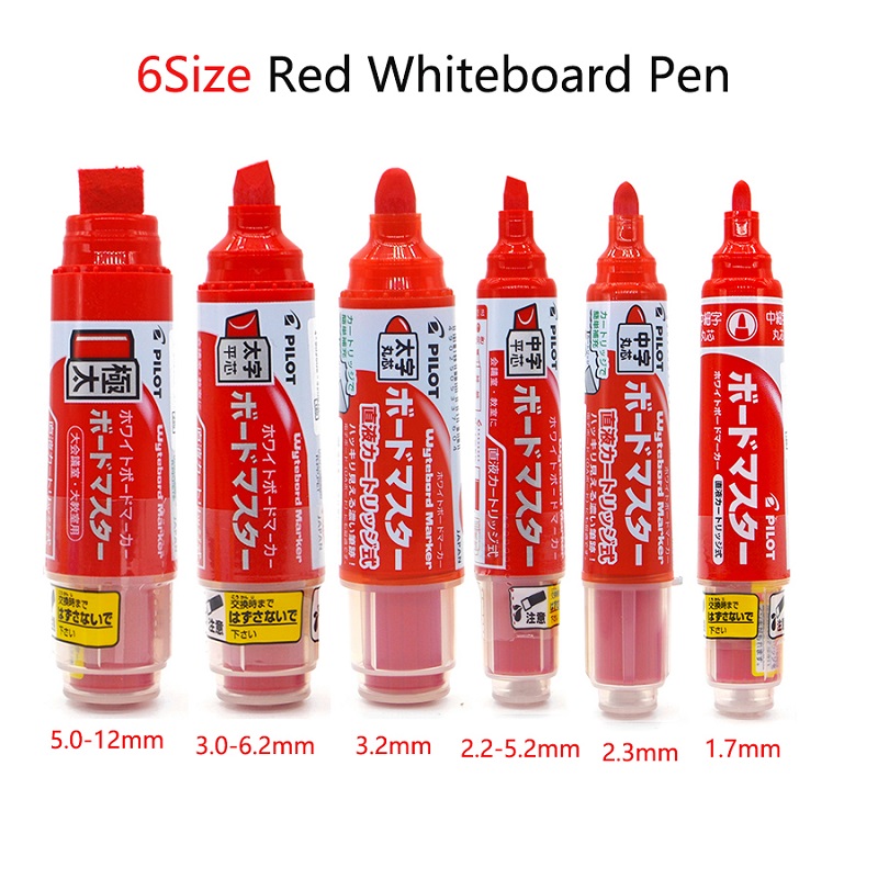 Pilot Whiteboard Pen Stationery Erasable Replaceable ink Refillable Markers 0.7/2.2-5.2/2.3/3.0-6.2/ 3.2/5.0-12mm Durable Tips: Navy Blue