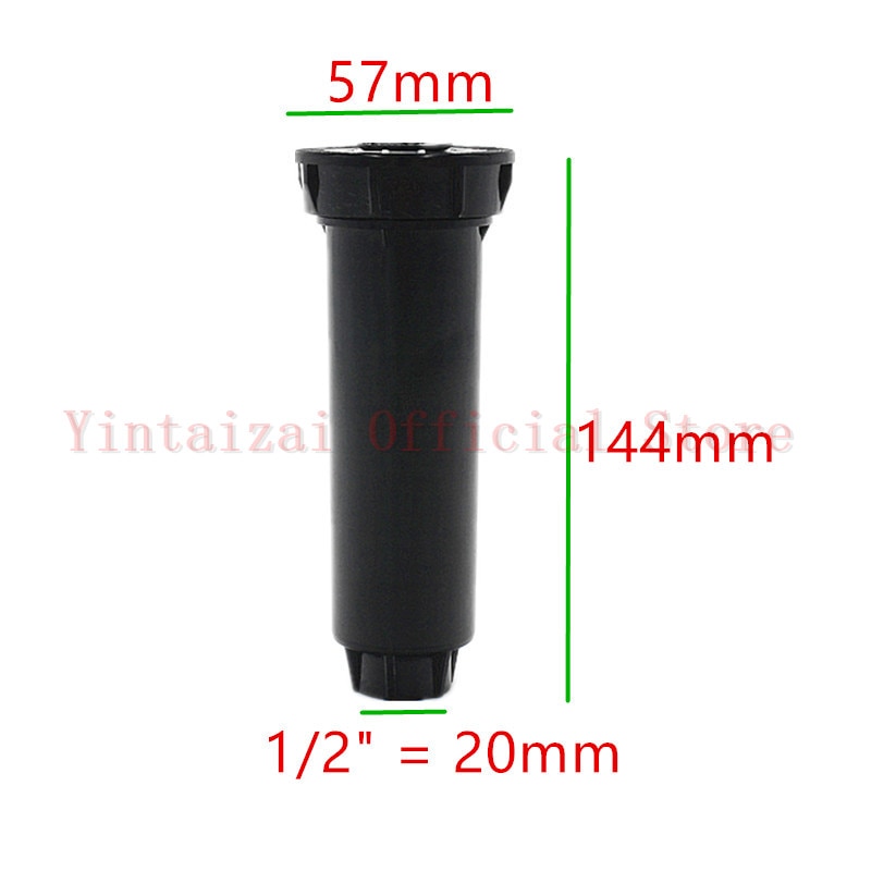 1/2Inch Pop-up Sprinkler ABS Body Garden Supplies Lawn Irrigation Adjustable Pattern (25 to 360Degrees)