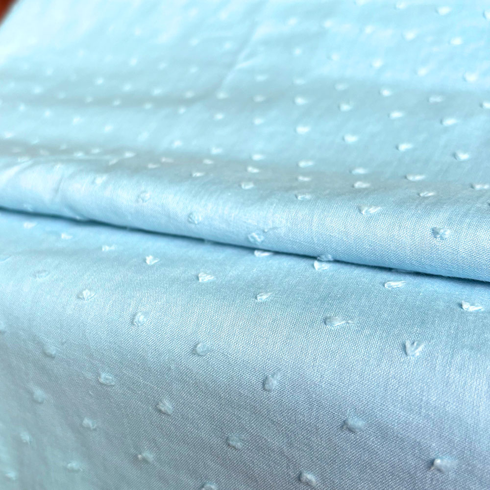 Zomer Dunne Jacquard Gestippeld 100% Katoen Effen Kleur Stoffen Voor Naaien Vrouw Shirt Jurken Laken Kussen Baby Nachtkleding Hoed