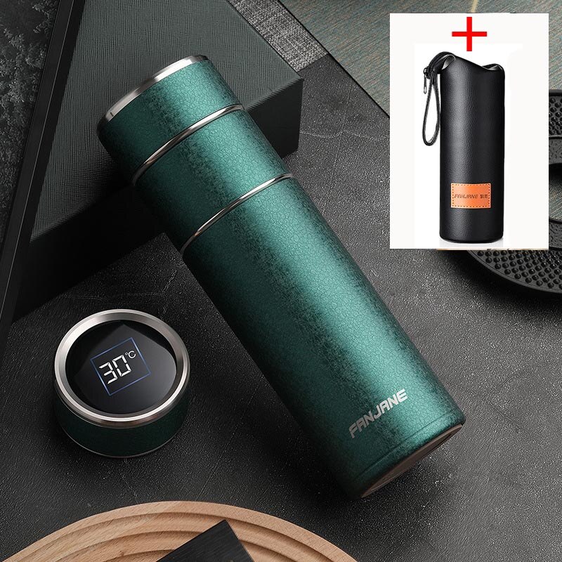 Premium Ceramic Inner Tea Thermos Bottle Double Wa... – Vicedeal