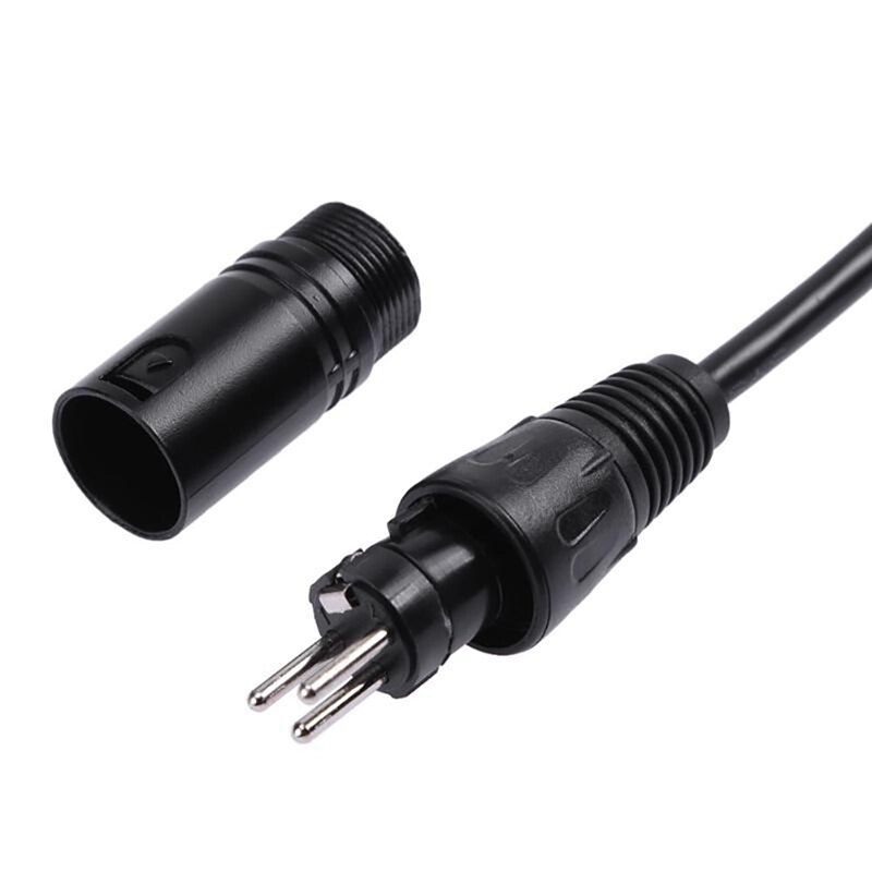 XLR3 to RJ45 Network Cable Female Port XLR Head to Network Cable Extension to XLR Male LED Light Cable