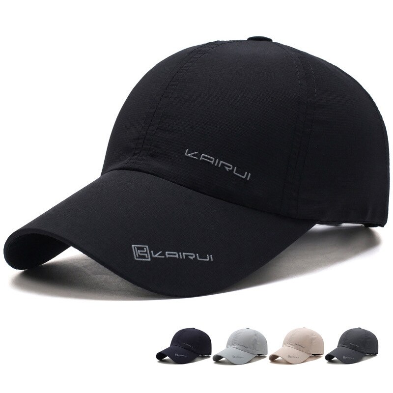 Herren damen frühling und sommer draussen-Sport baseballkappe schnelltrocknend verstellbare kappe lauf- und wanderhut gorras hombre