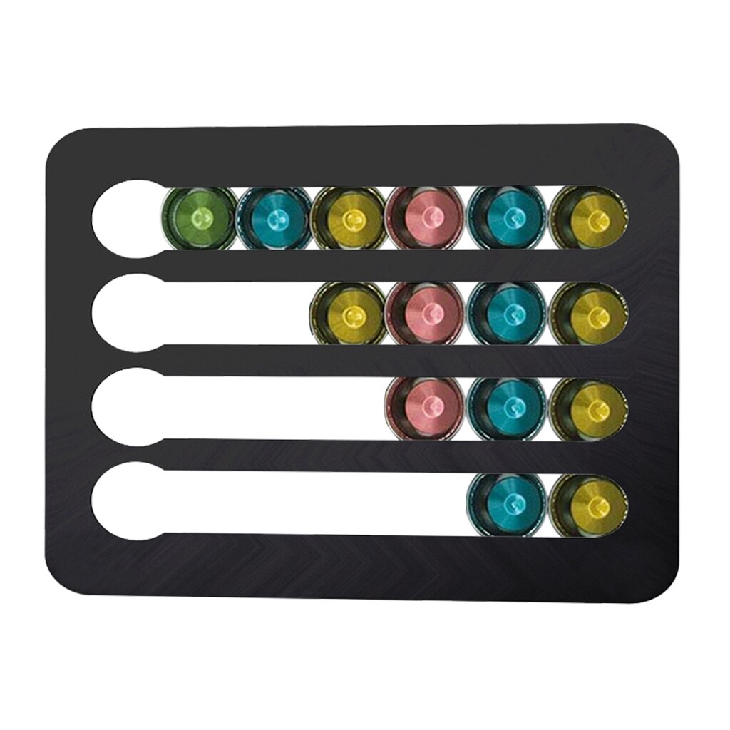 Modern Rotary Coffee Pods Holder Coffee Pods Capsule Storage Shelves Tray