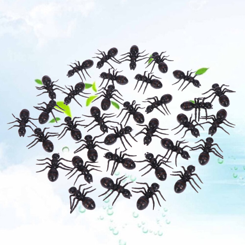 100 PCS Imitation Big Decoration Ant Party Trick Toys for Special Decoration