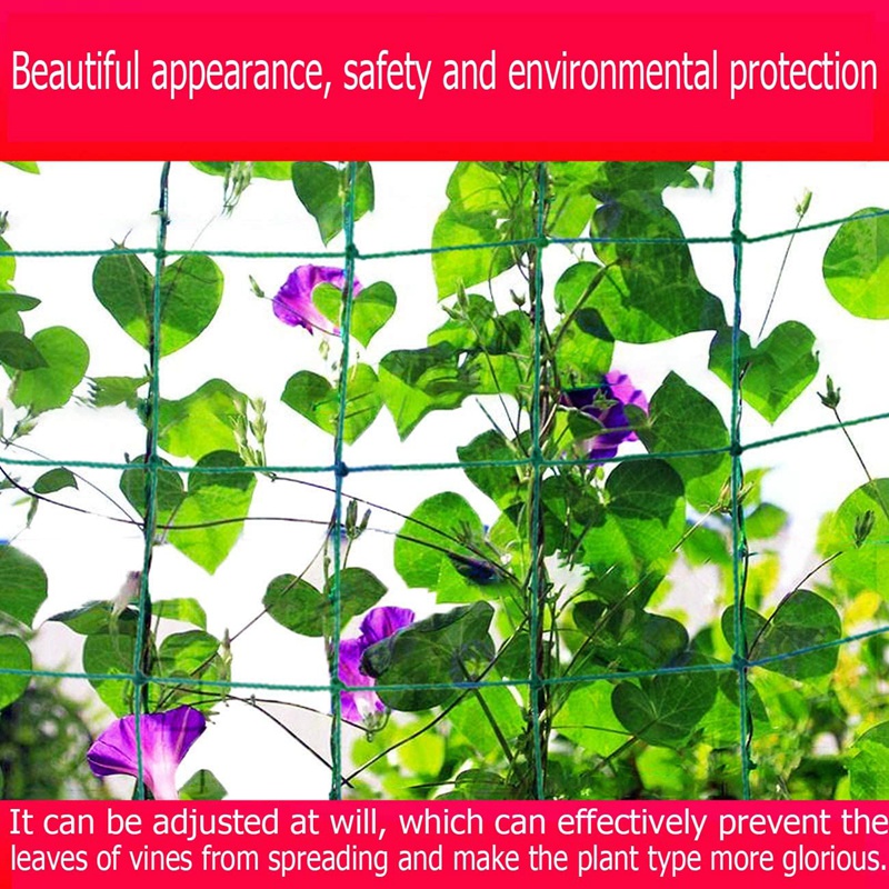 2Pack Garden Plant Trellis Plant Climbing Net Garden Netting for Cuber Vine Fruits Vegetables Tomato Climbing Plants