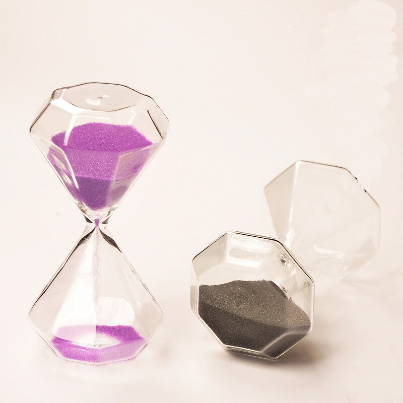 Grand 30 Minutes diamant sablier salon ameublement saint valentin sablier minuterie décoration ornements