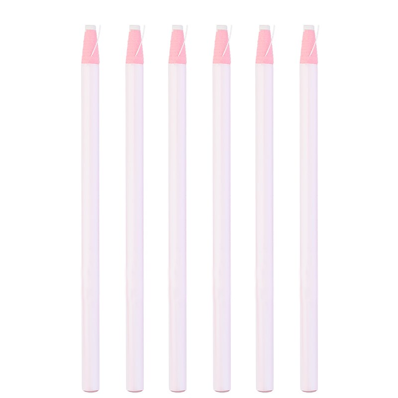 SHWAKK 6pcs Fabric Marker Pen Pencil Fade Out For Drawing Lines Disappearing Marker Pen For Tailors DIY Sewing Accessories: white
