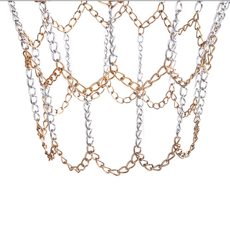 Stahl Kette Basketball Netz Standard Professionelle Basketball Rand Kette Netz Basketball Kette Netz für Alle-nasser Basketball