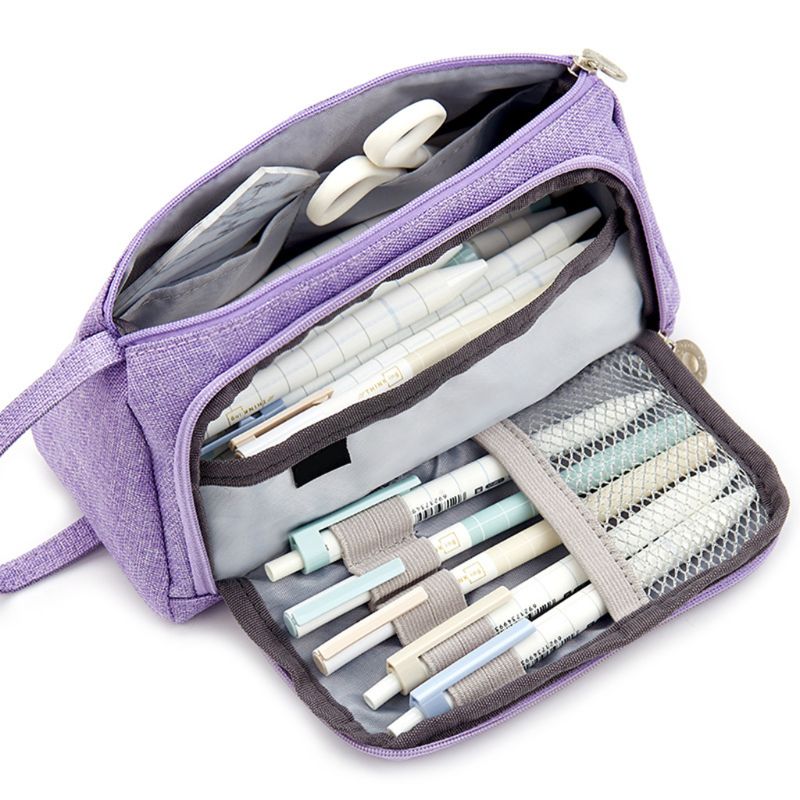 Big Kawaii Pencil Case Large Capacity Pencilcase School Supplies Stationery: PL