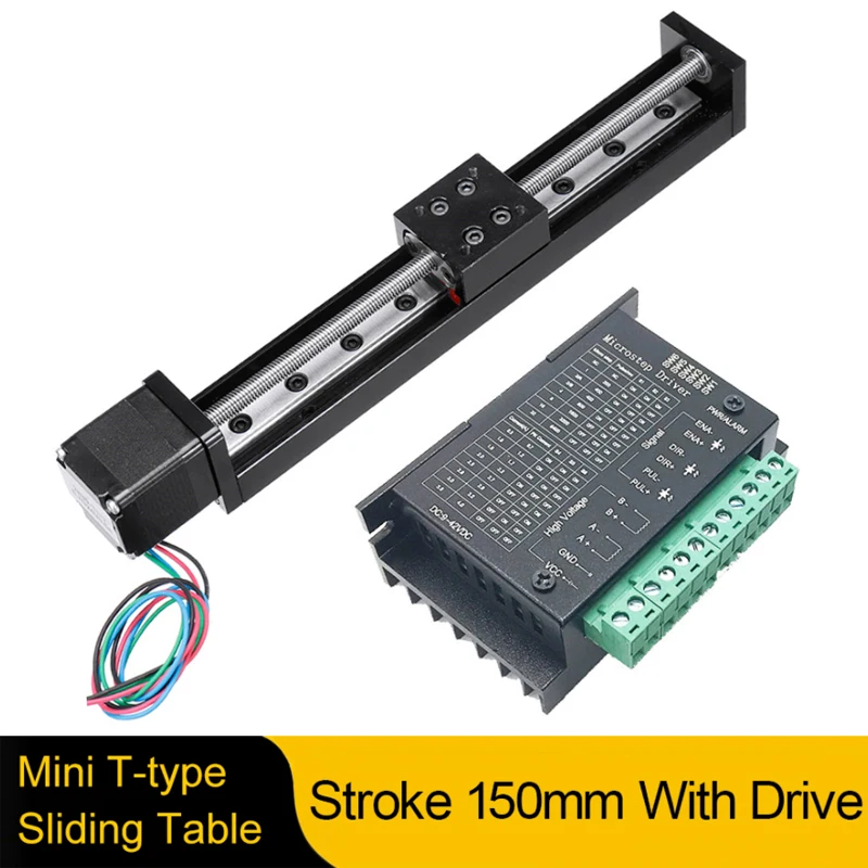 Mesa deslizante cnc tipo t, guia de transporte de palco linear, kit de acionamento de motor de passo, mini mesa deslizante, mesa de eixo xyz: green / 650 milímetros