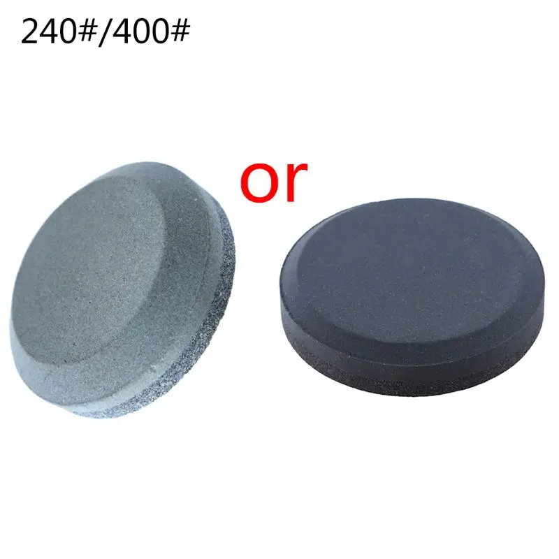 240/400# 400/1500# 3000/10000# 6000/12000#Household Knife Whetstone Round Axe Sharpening Stone Hand Dual Grit Tool B85C