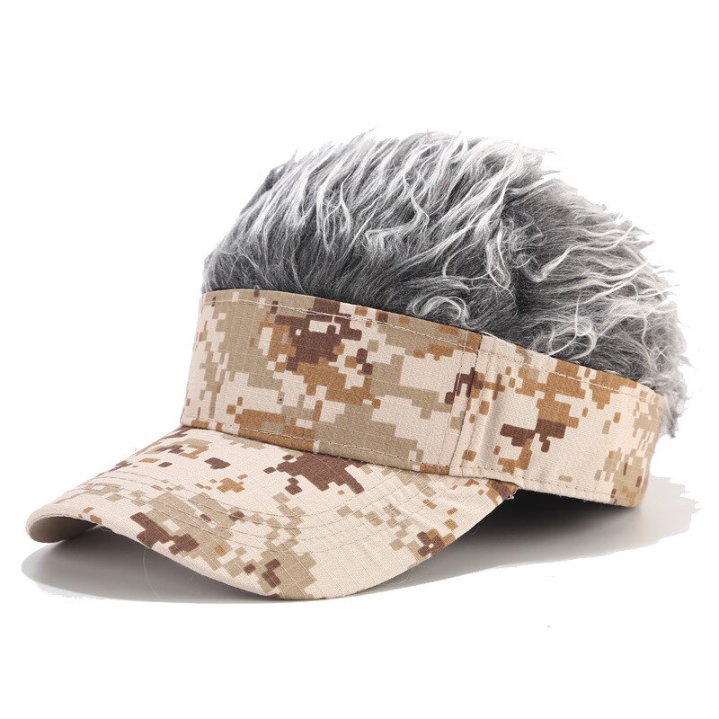 Stil paryk camouflage baseball cap justerbar snapback cap til mænd og kvinder 151: 3