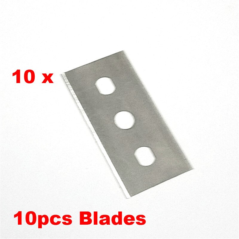Multifunctionele Keramische Kookplaat Schraper Cleaner Remover Met 5 Stuks Reservemesjes Voor Reiniging Oven Fornuis Gereedschap Mes: 10pcs Blades