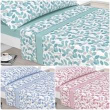 Draps chauds hiver Coraline double perché 200 grs/m2,Ainoa valable pour toutes les hauteurs de matelas.