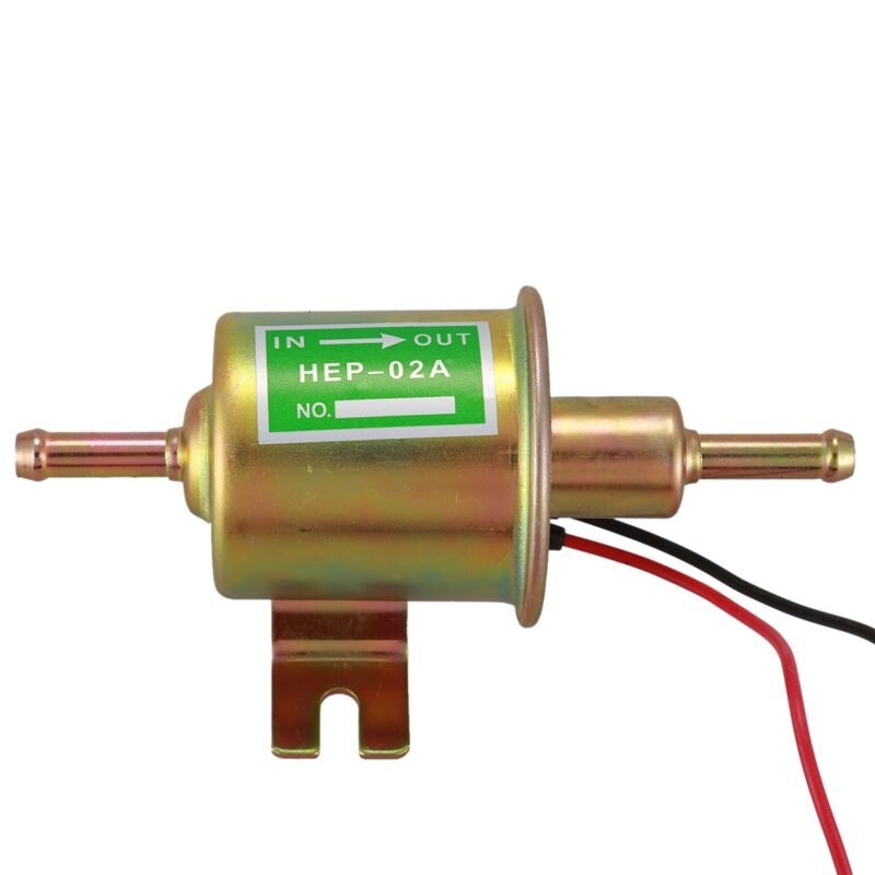 12V Electric Fuel Pump Inline Petrol Low Pressupe Hep-02A