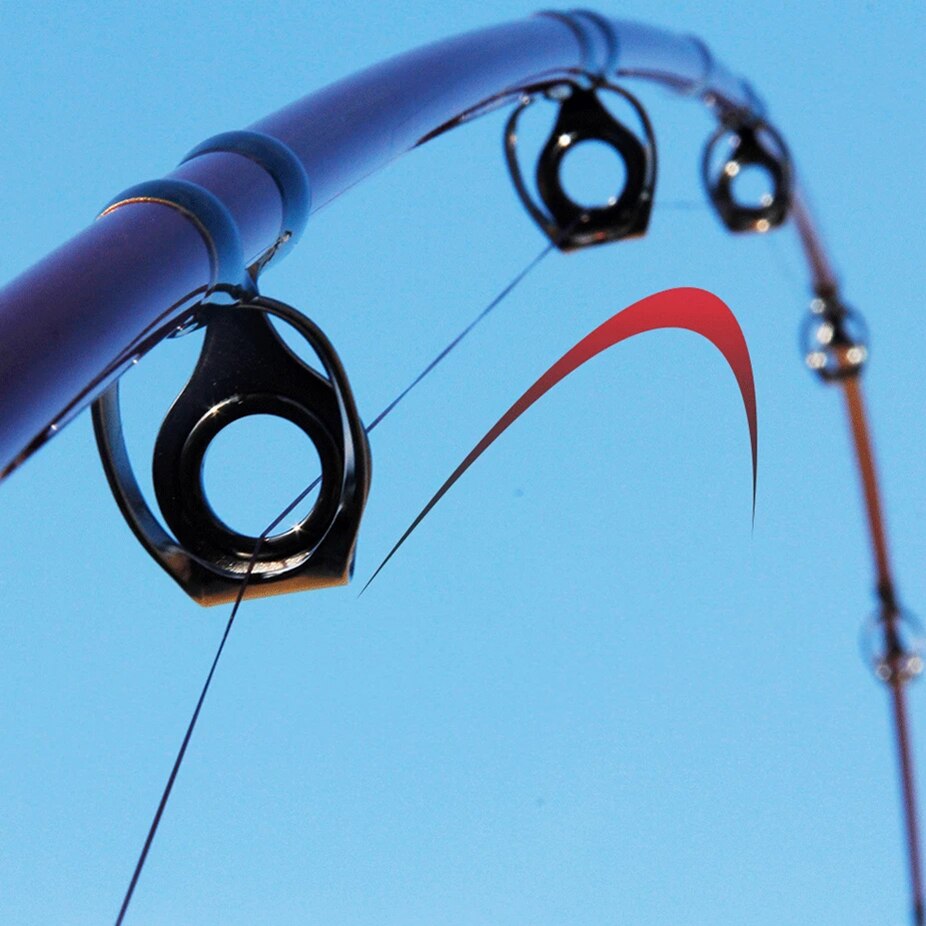 Zoutwater Offshore Heavy Trolling Hengel Big Game Conventionele Boot Vissen Roller Staaf Pole Draagbare 3-Sectie Reizen Pole