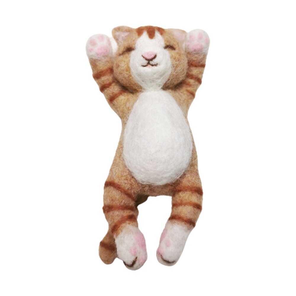 Wool Needle Felting Kit for Beginner Animal Easter Craft Kit Adult DIY Handmade Material Kids Crafts and Arts Felting Needles: Clear