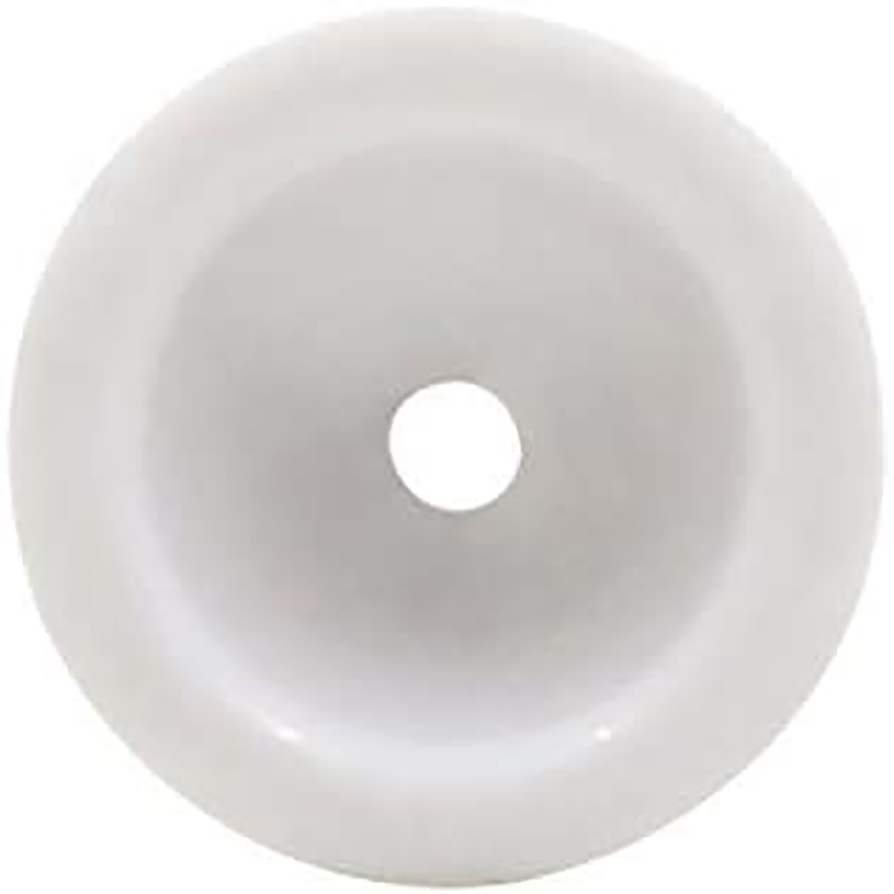 Boquilla de trompeta plástica ABS, accesorios de repuesto, 2,61x0,98x0,98 pulgadas, color negro/blanco, 1 ud.