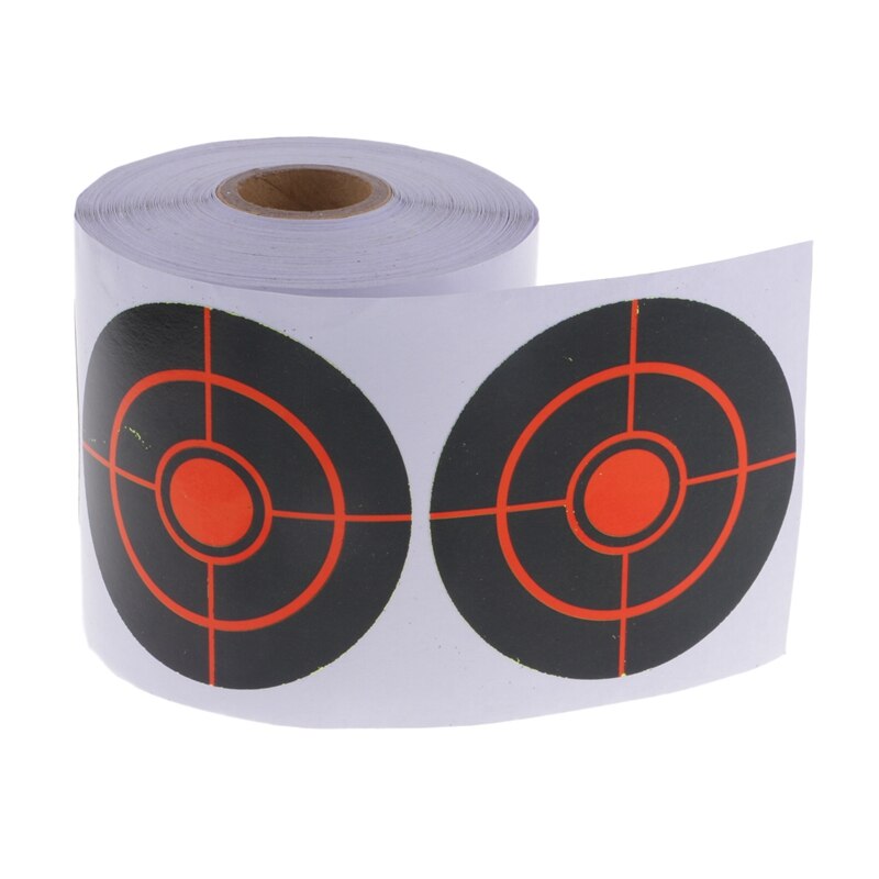 Rotolo adesivo Target diametro 7.5 Cm Splatter Target Stickers Set per Sport all&#39;aria aperta e al coperto