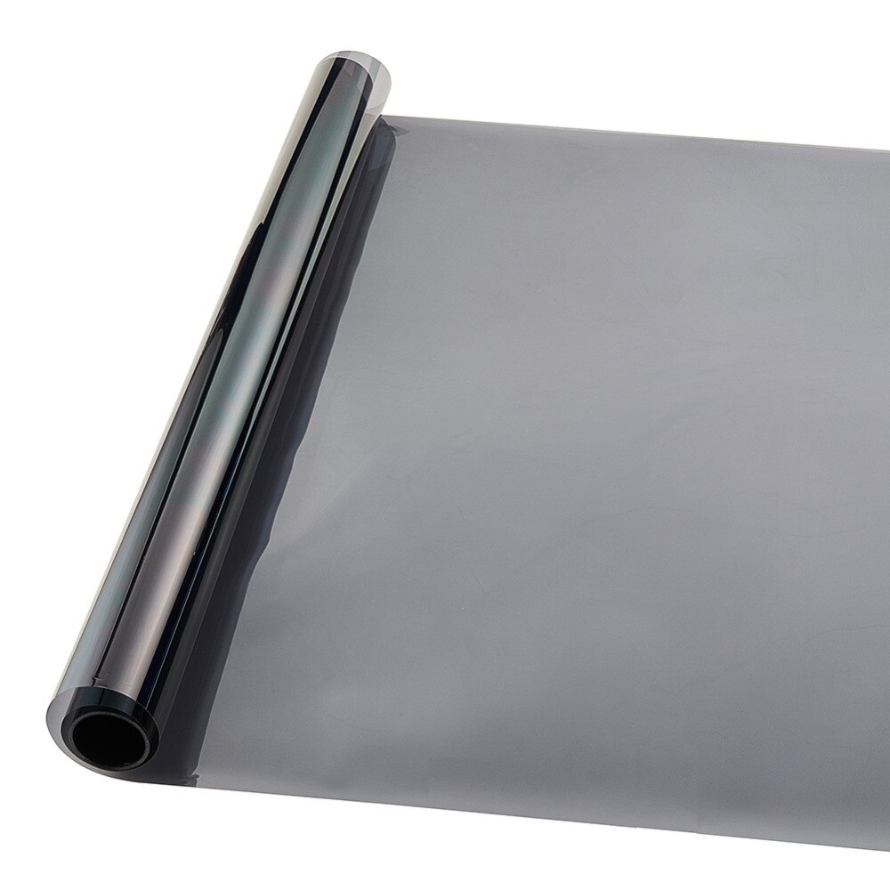 50* 300cm Black Window Tint Film Glass 25% Roll 1 PLY Auto House Commercial UV+Insulation Car Tint Film for Side Window