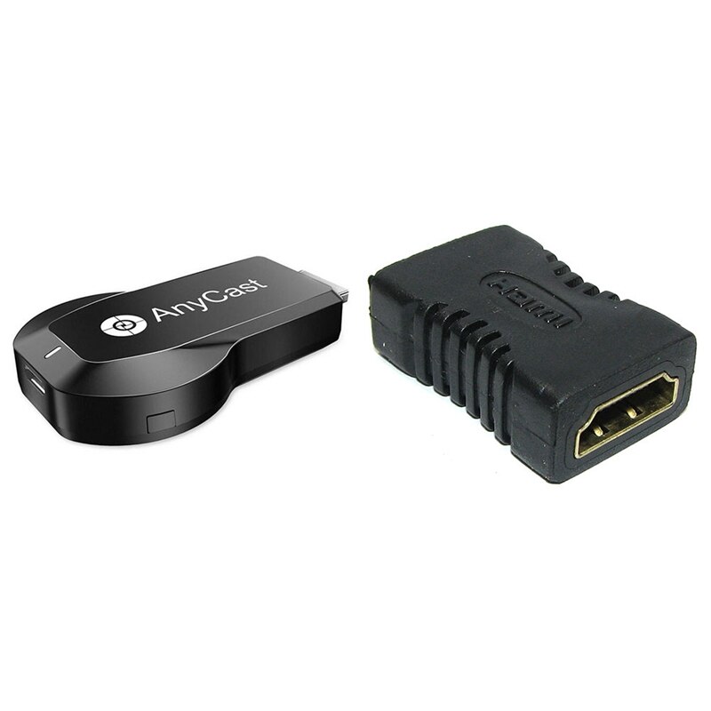 HDMI and HDMI Extension Connector & AnyCast M100 Switch-Free Dual-Core Chip 4K with the Same Sn Push Treasure: Default Title