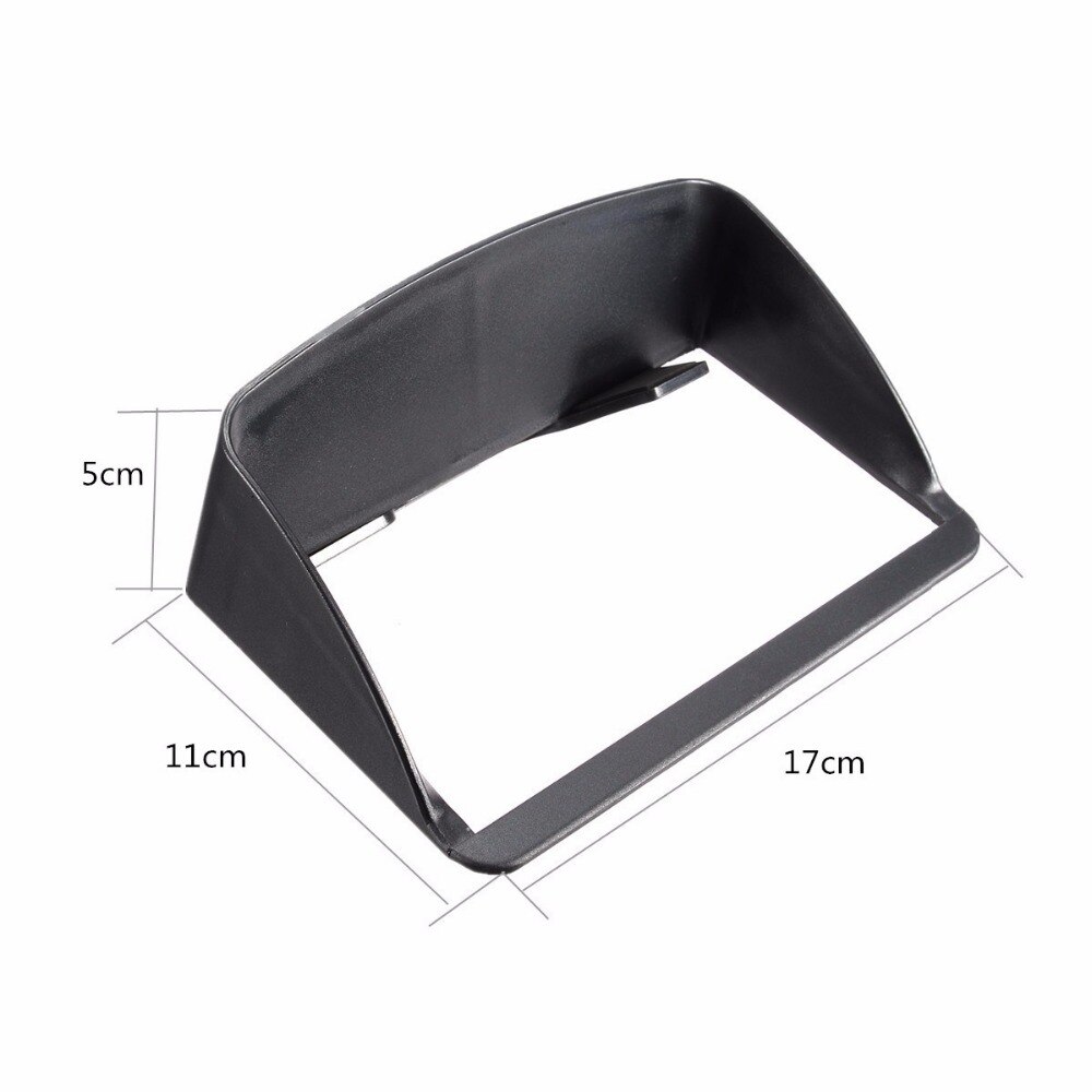Pantalla antirreflejos visera del escudo solar portátil Universal de 7 pulgadas, accesorio de navegación GPS para coche