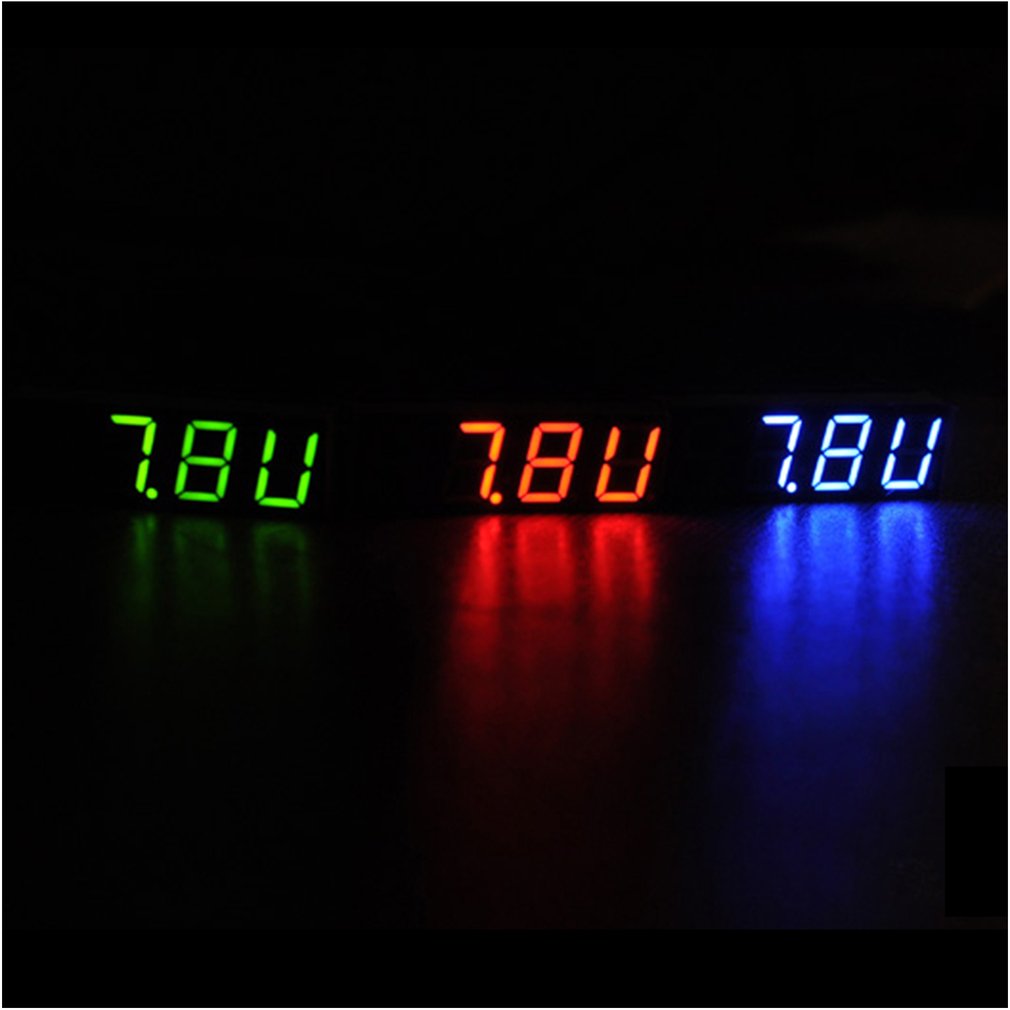 3 in 1 Digital LED Time Clock Temperature Voltage Module Mini Voltmeter Thermometer for Car Arduino Electronic DIY