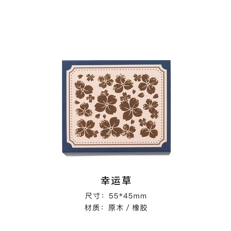 Moon Tulip Wooden Rubber Stamps Decorative Flower Wood Mounted Rubber Seal Stamp For Diy Craft Diary And Craft Scrapboking: 4