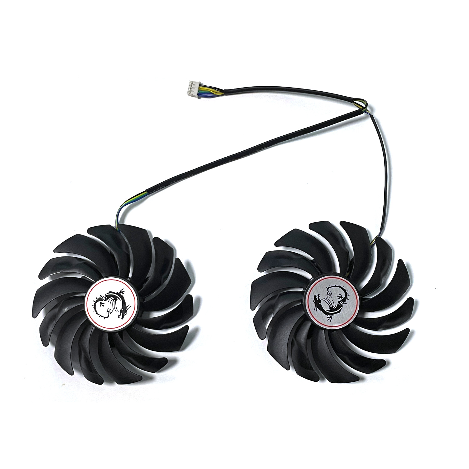 2 Ventole FD7010H12S 75mm 4Pin 12V 0.35A Per Schede Video GTX750TI, GTX650TI, R7 260X, HD7950 DirectCU II